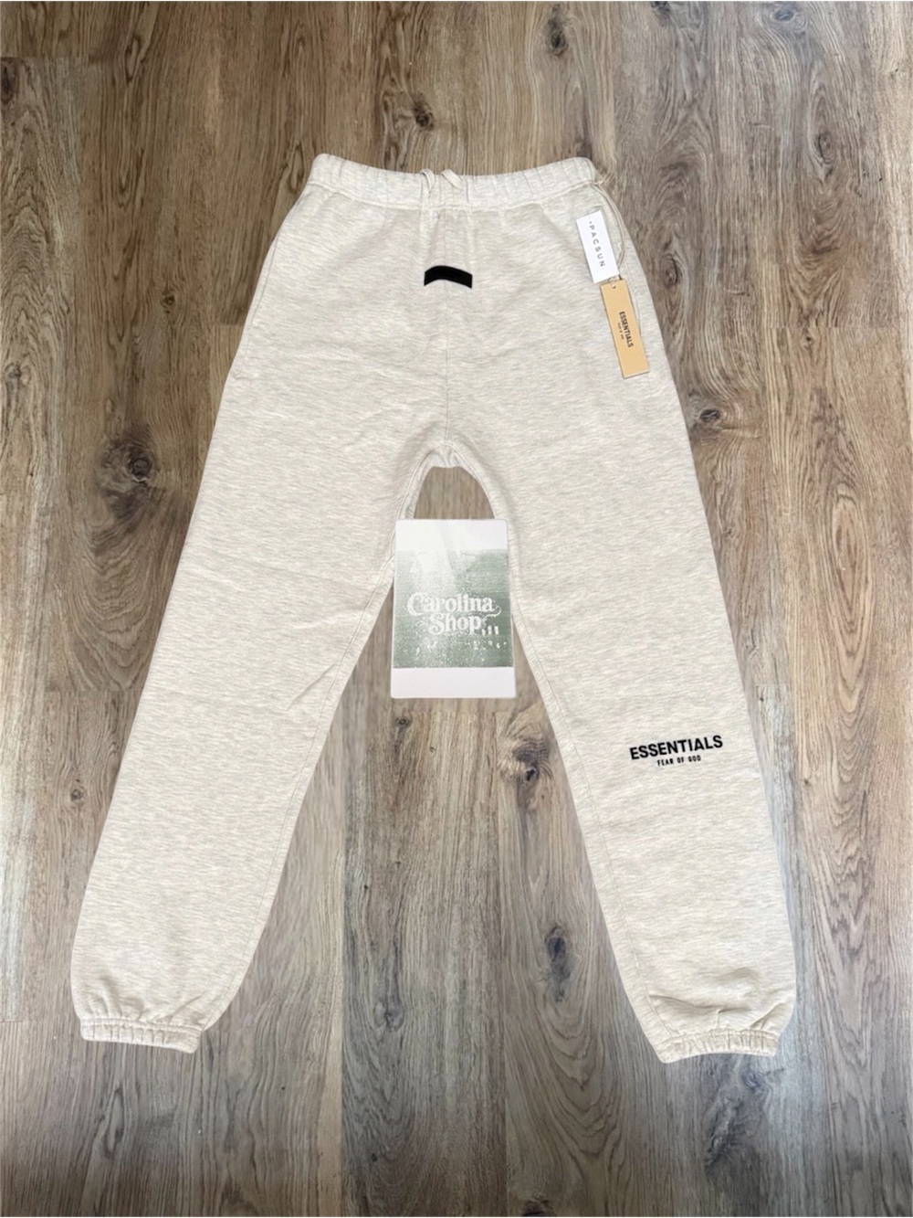 Fear of God Essentials Gray Cuffed Sweatpants